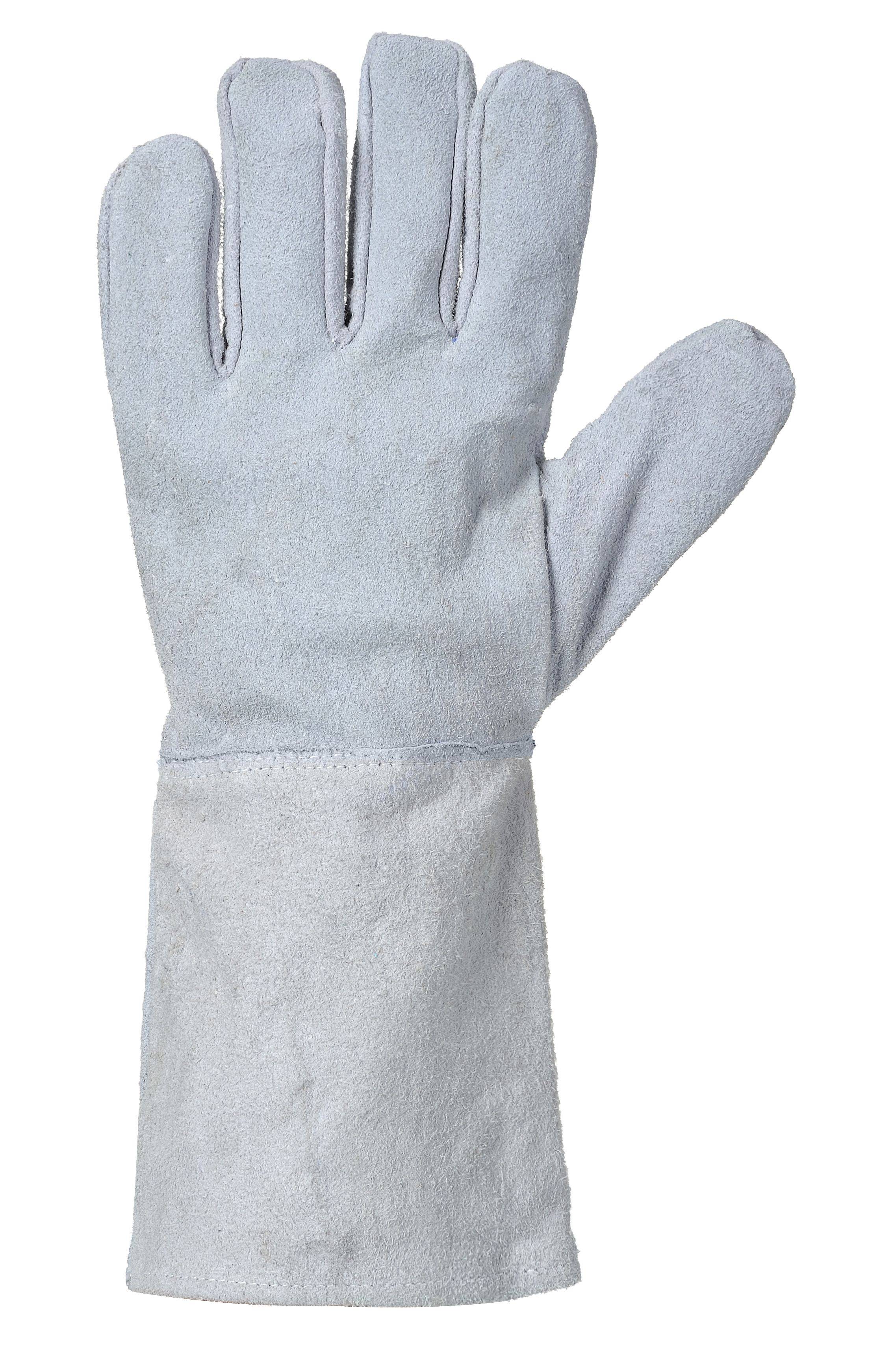 Portwest Ambi Dex Schweißer Stulpe Farbe: Grau, Gr.: 10 (XL)