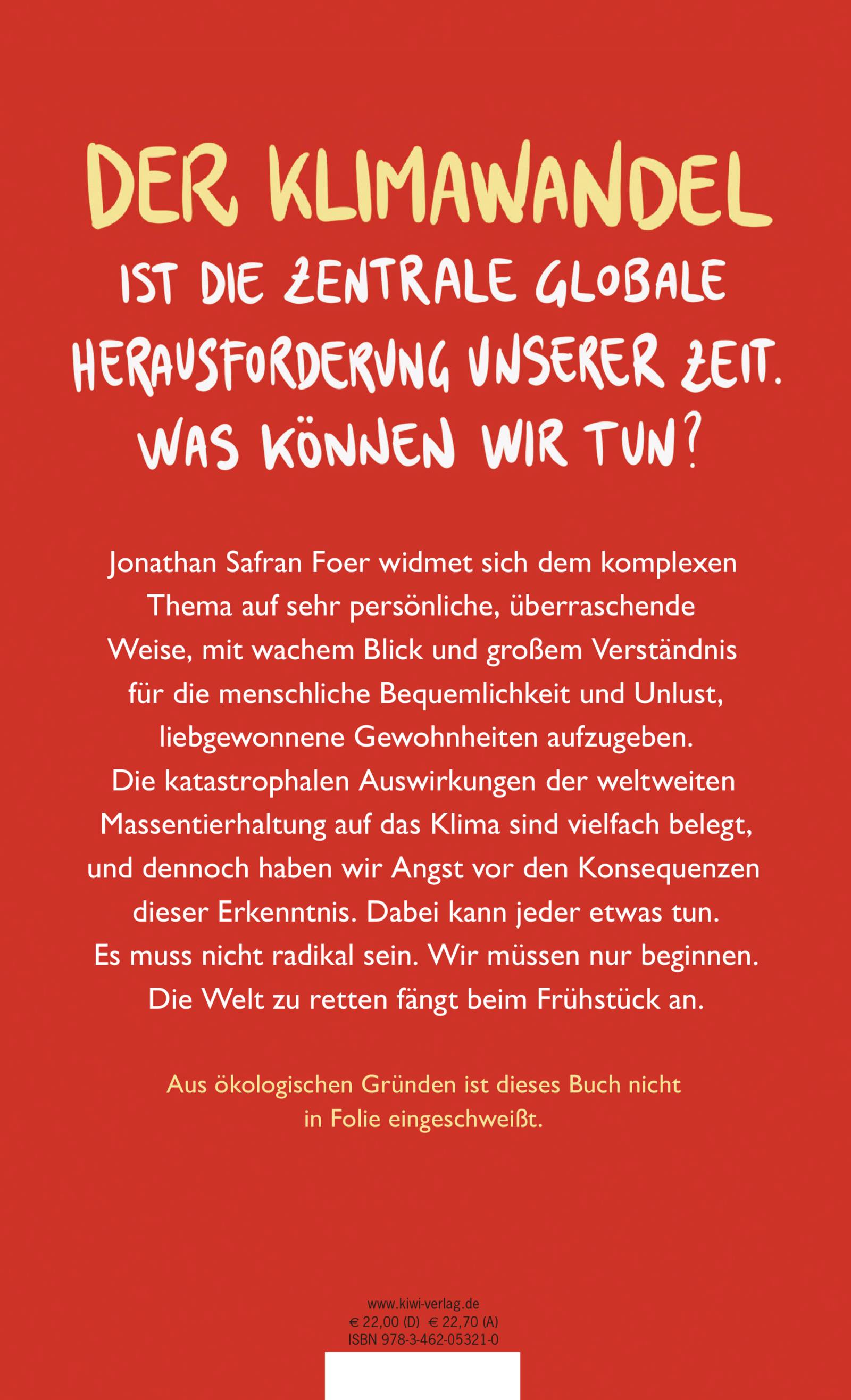 Wir sind das Klima! Wie wir unseren Planeten schon beim Frühstück retten können