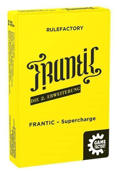 Frantic, Supercharge (Spiel-Zubehör) Das hinterhältige Kartenspiel, Die 2. Erweiterung, Spieleranzahl: 2-8, Spieldauer (Min.): 30, Kartenspiel, Nur