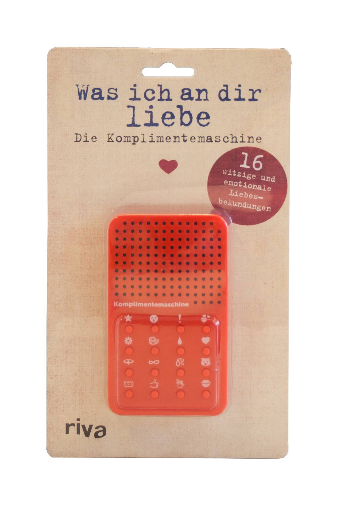 Was ich an dir liebe  die Komplimentemaschine 16 witzige und emotionale Liebesbekundungen, Komplimentemaschine 6,5 x 10 cm