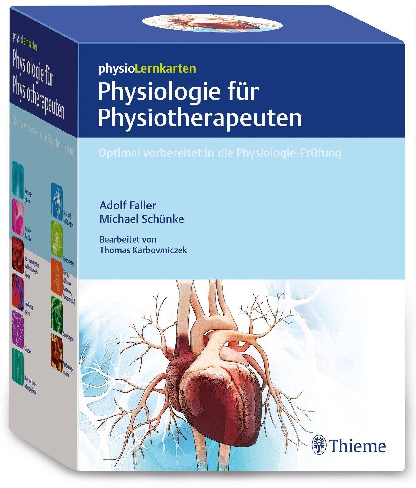 physioLernkarten - Physiologie für Physiotherapeuten Optimal vorbereitet in die Physiologie-Prüfung