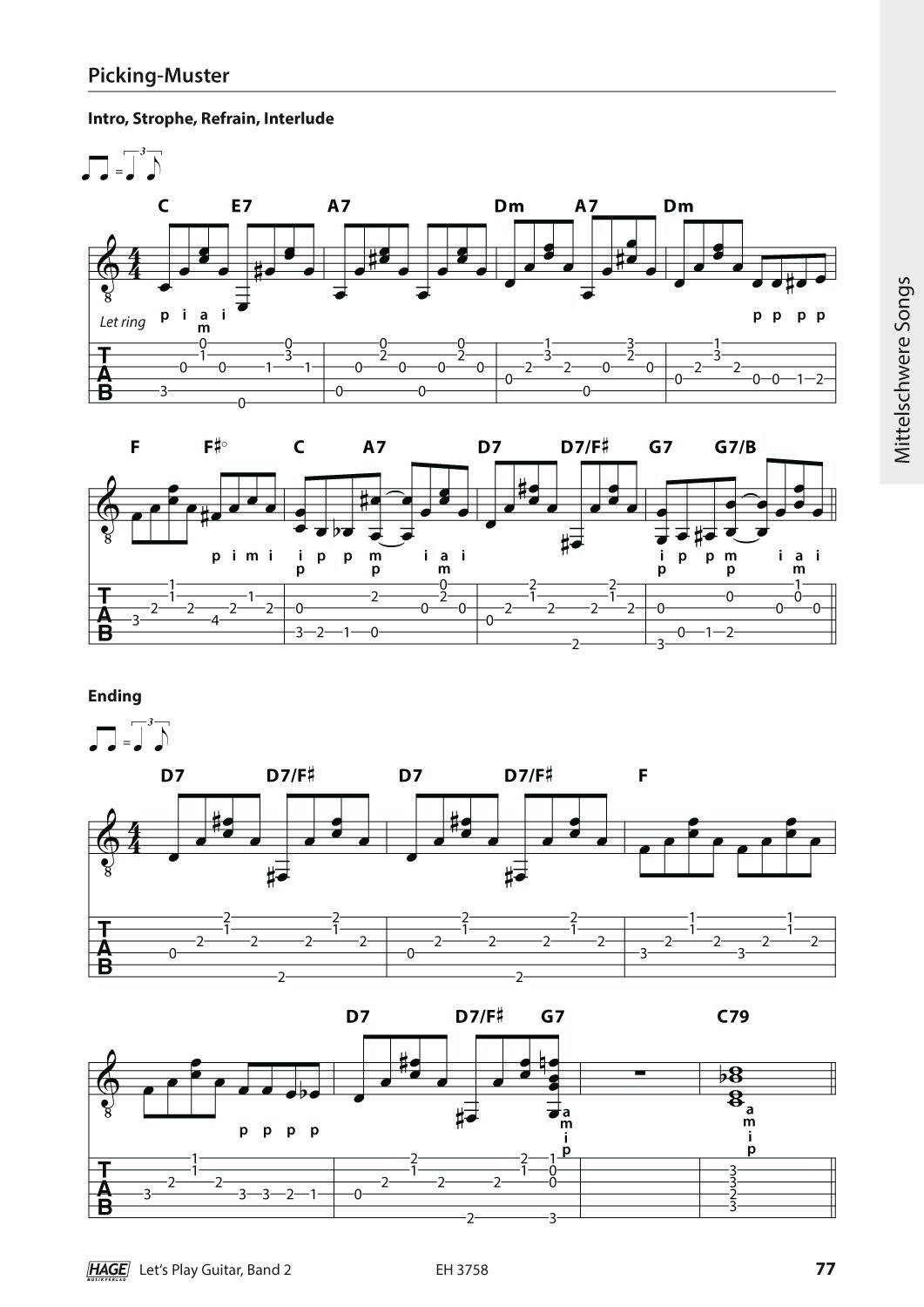 Let's Play Guitar Band 2 (mit 2 CDs und QR-Codes). Bd.2 Songbook und Gitarrenschule. 40 Gitarrenklassiker mit Fingerpickings und neuen Spieltechniken