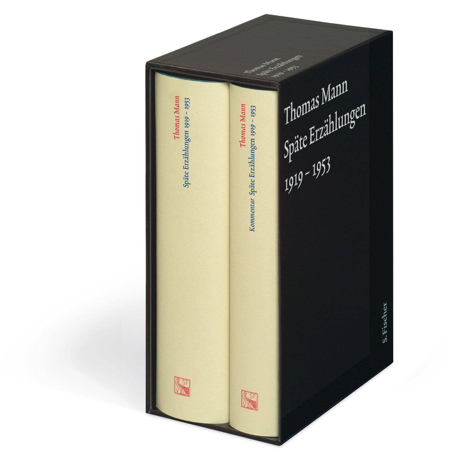 Späte Erzählungen 1919-1953 Text und Kommentar in einer Kassette