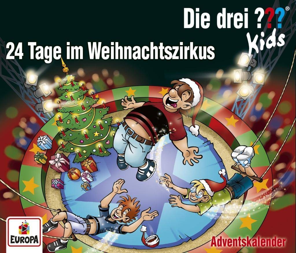 Die drei ??? Kids - Adventskalender - 24 Tage im Weihnachtszirkus, 2 Audio-CDs 2 CDs, Die drei ??? Kids
