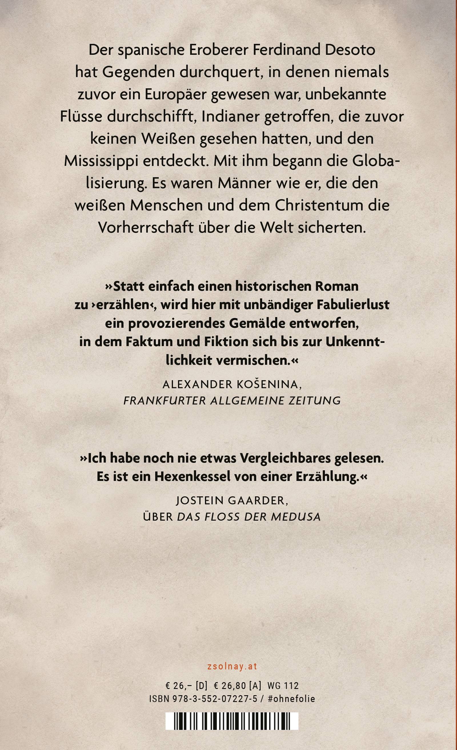 Die Eroberung Amerikas Roman. Shortlist Deutscher Buchpreis