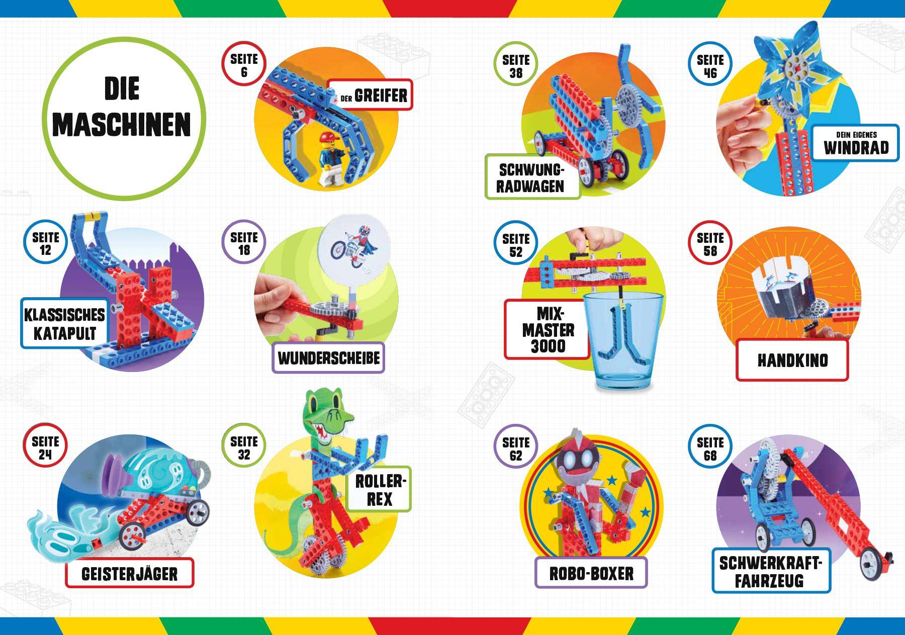 LEGO® Geniale Maschinen: Mit 11 Modellen Enthält alle LEGO®-Steine, die du brauchst - mit 58 LEGO® Elemente