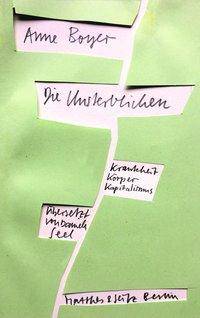 Die Unsterblichen Krankheit, Körper, Kapitalismus