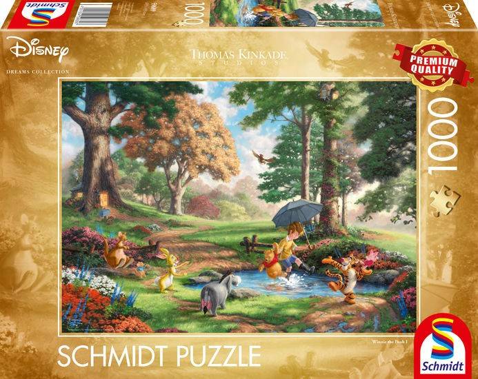 Schmidt 59689 - Disney, Winnie The Pooh, Thomas Kinkade, Puzzle, 1000 Teile Erwachsenenpuzzle Thomas Kinkade Collection