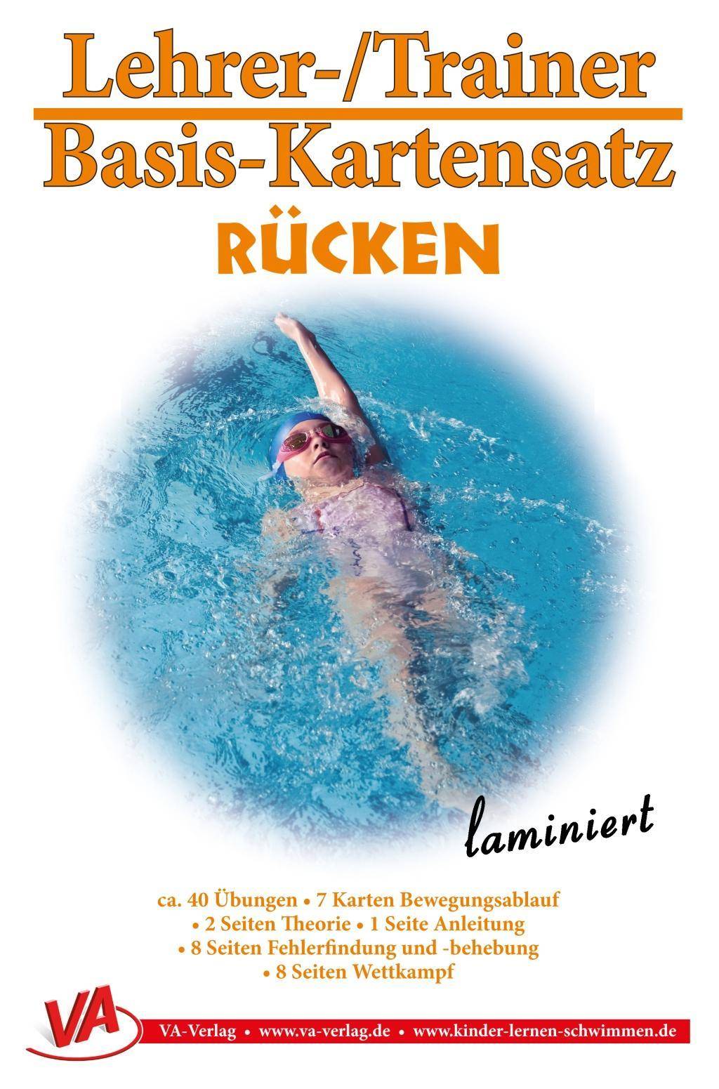 Aretz, V: Arbeitskarten Schwimmunterricht lam. 03. Rücken D Lehrer/Trainer-Kartensatz 3