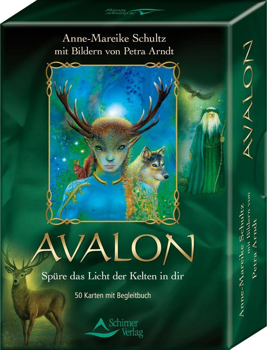 Avalon, Kartenset Spüre das Licht der Kelten in dir. 50 Karten mit Begleitbuch