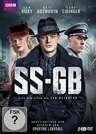 SS-GB Regie: Philipp Kadelbach, Schauspieler: Sam Riley/Kate Bosworth/Lars Eidinger u a, GB 2017, FSK ab 16, 2 DVD-Videos, BBC, Dt/engl