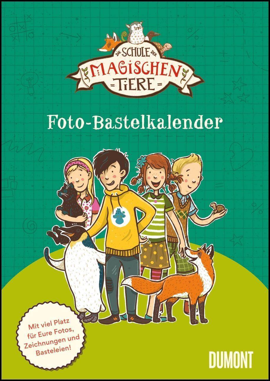 Schule der magischen Tiere - Bastelkalender zum Selbstgestalten - Fotos einkleben, malen - immerwährend - 21 x 29,7 cm Schule der magischen Tiere