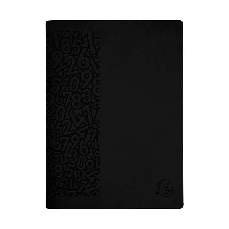 EXACOMPTA Agenda semainier SAS 20 Visuel 7, 2025/2026, noir