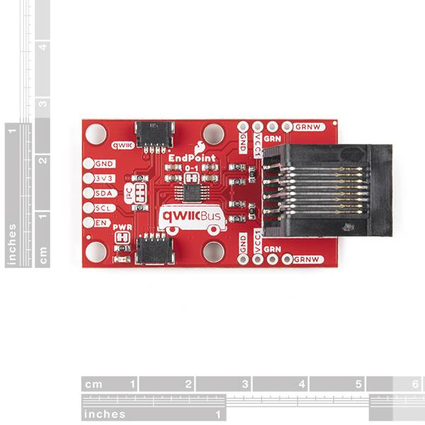 SparkFun QwiicBus - EndPoint Converts I2C Signals into 4 Differential Signals over Ethernet COM-16988
