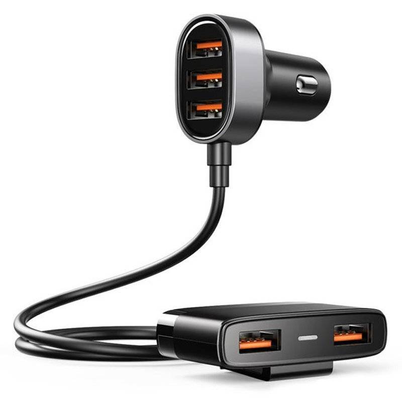 Joyroom JR-CL03 5-Port USB-Kfz-Ladegerät, 31W, 1,5m Kabel, 5x USB-A