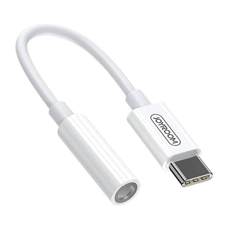 USB-C auf 3,5 mm Klinke Audio-Adapter, Joyroom SH-C1, Weiß