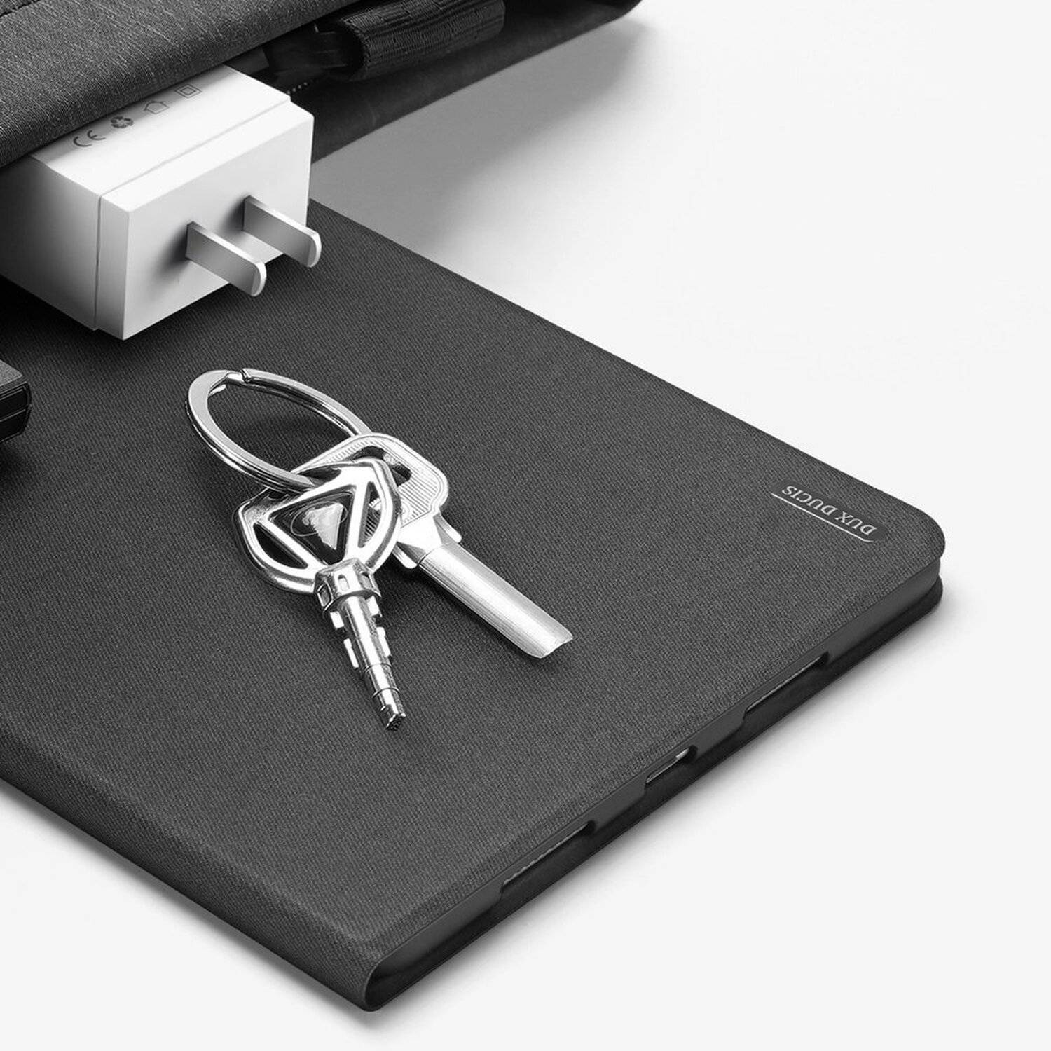 Dux Ducis Hartschale mit Smart Sleep und integrierter Standfunktion Schutz Hülle für HUAWEI MATEPAD Pro 10.8" Schwarz