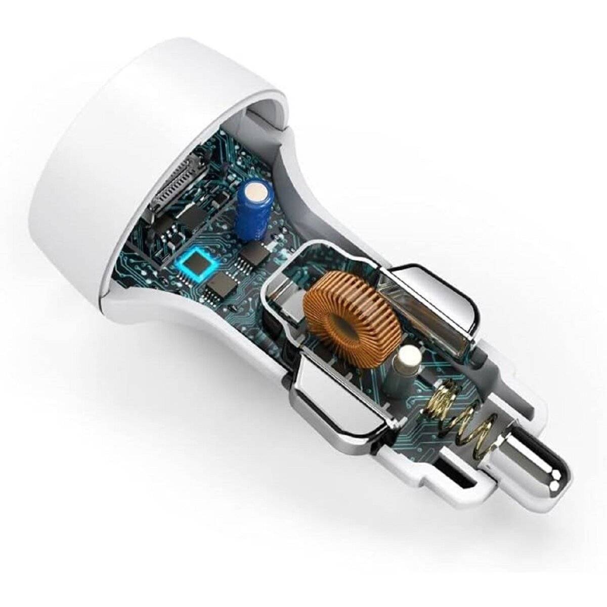 Hama Ladegerät Kfz-Ladeset IOS-Geräte, Power Delivery (PD), 20W, weiß