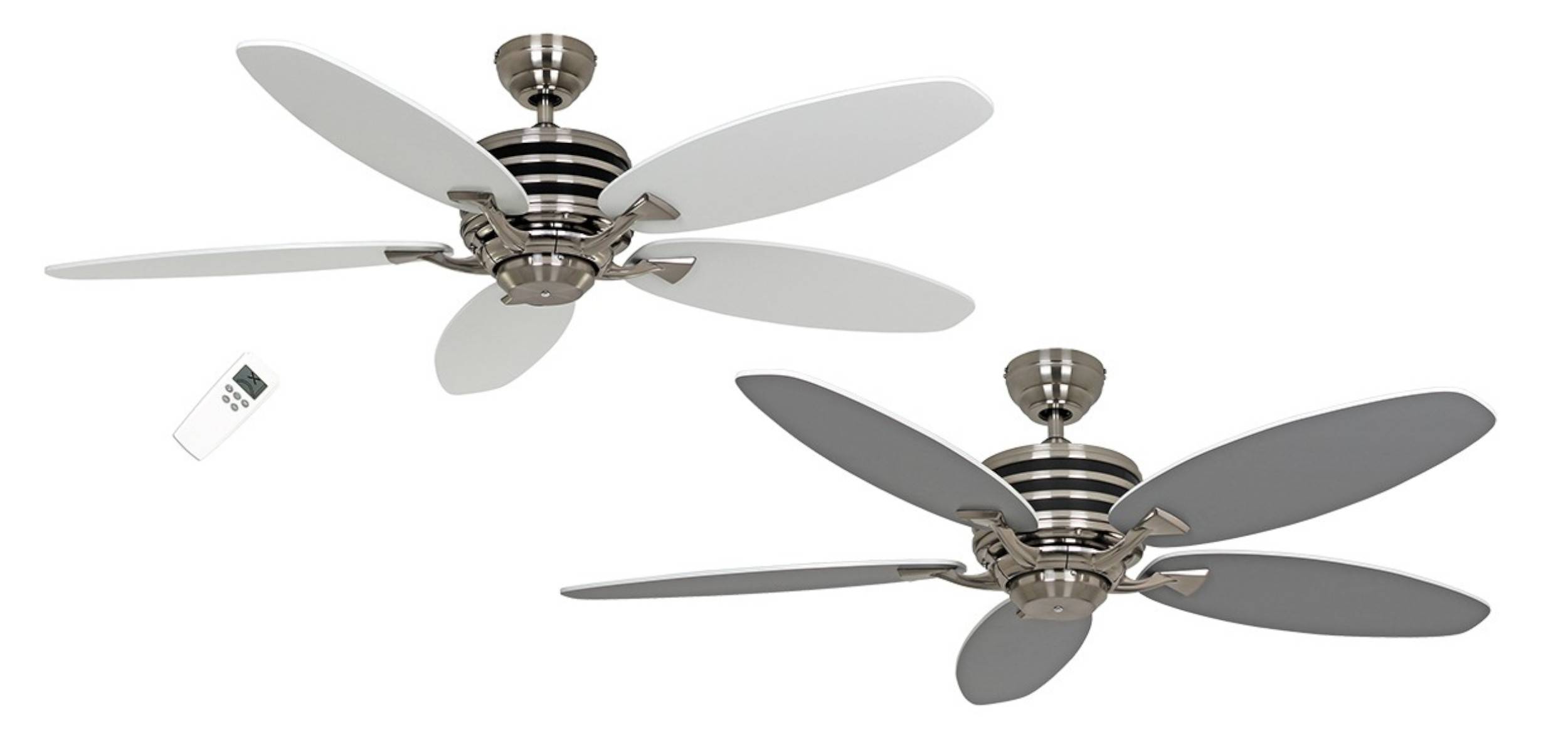 Energiespar Deckenventilator Eco Gamma Weiß / Hellgrau