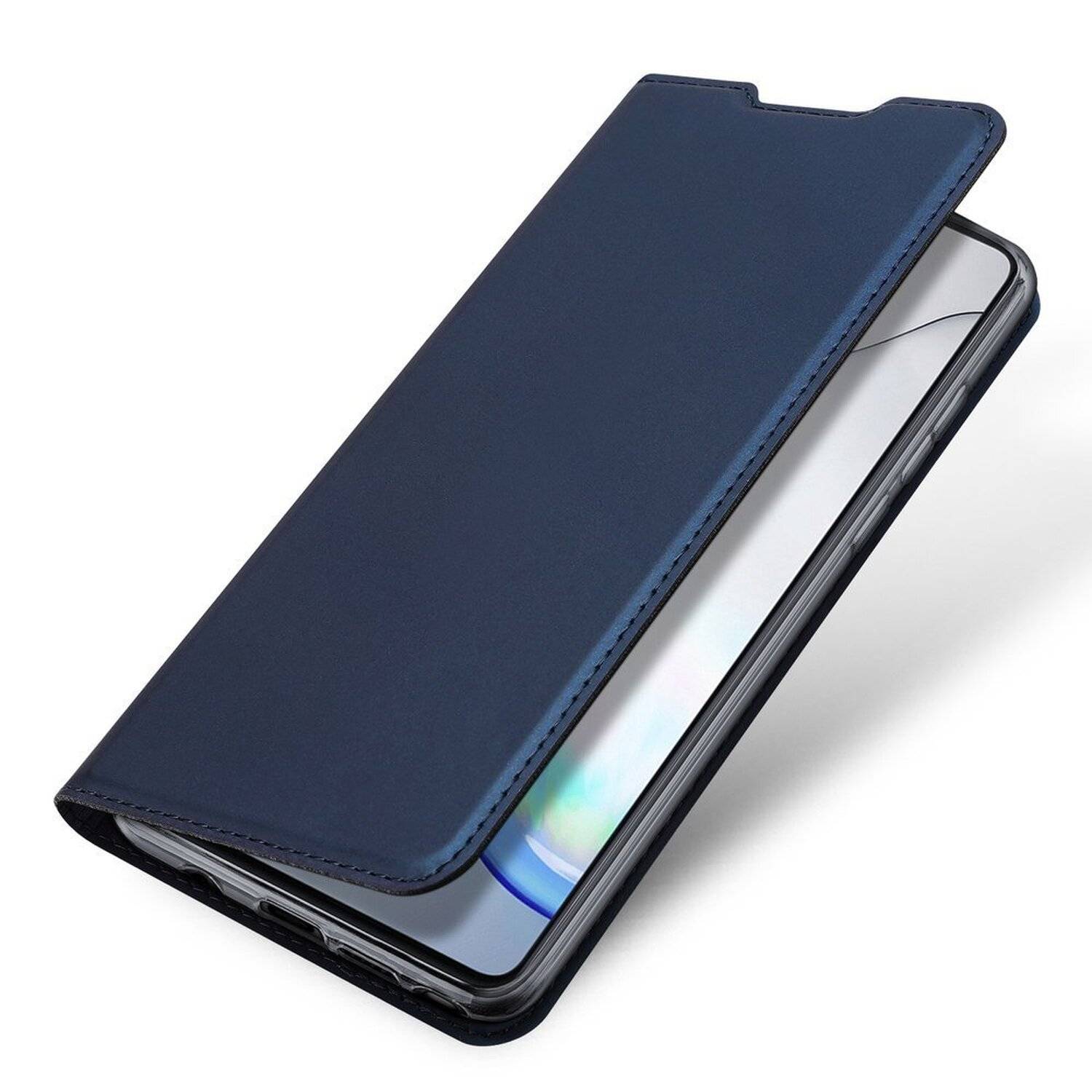 Buch Tasche "Dux Ducis" für LENOVO MOTO G10 Handy Hülle Brieftasche Schutzhülle mit Standfunktion, Kartenfach Blau