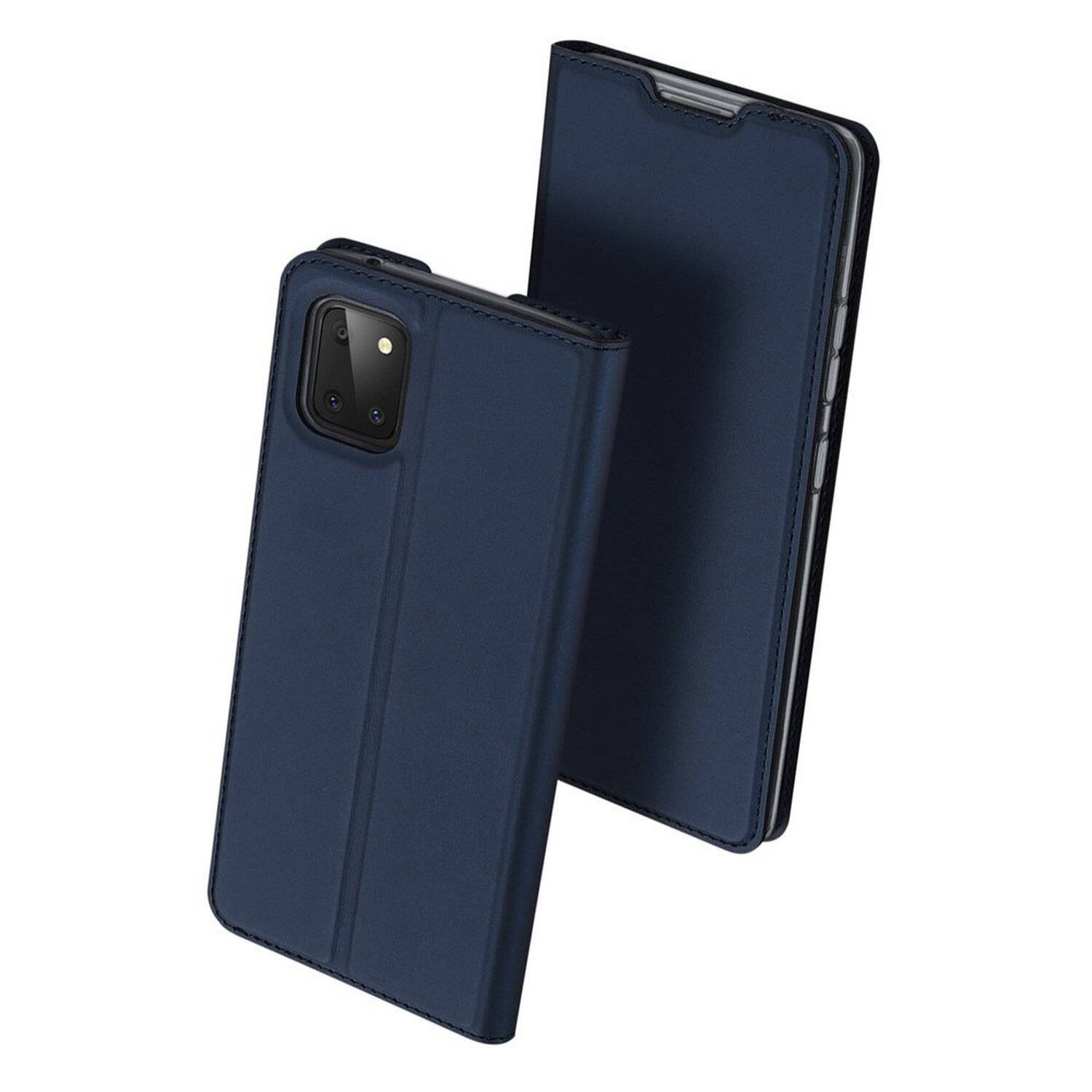 Buch Tasche "Dux Ducis" für LENOVO MOTO G30 Handy Hülle Brieftasche Schutzhülle mit Standfunktion, Kartenfach Blau