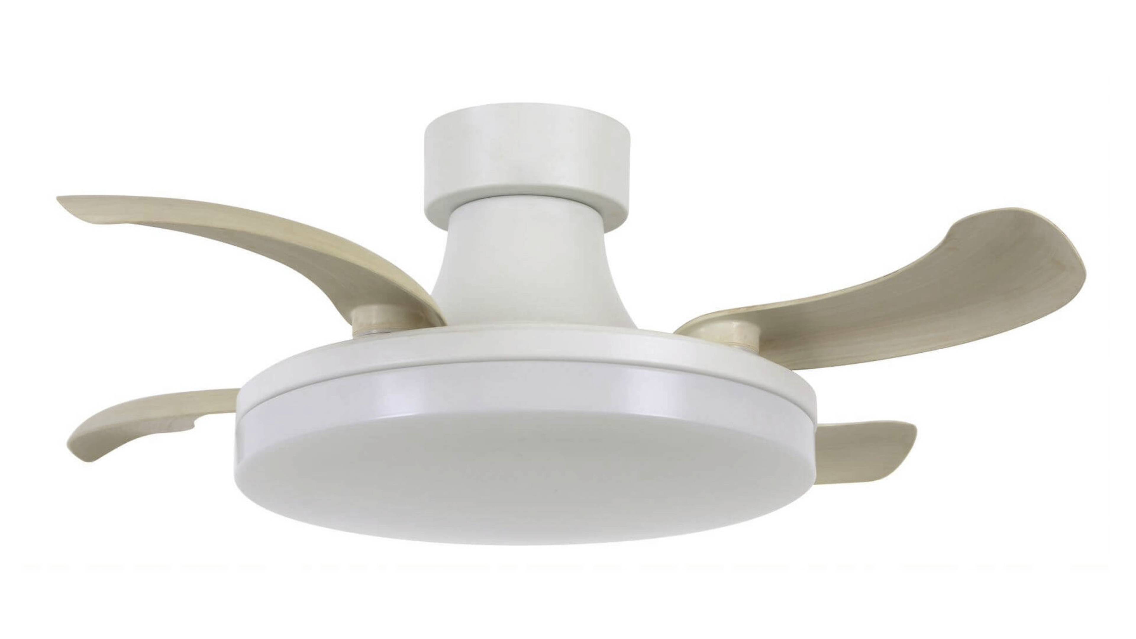 Energiespar Deckenventilator Fanaway Orbit Weiß mit LED