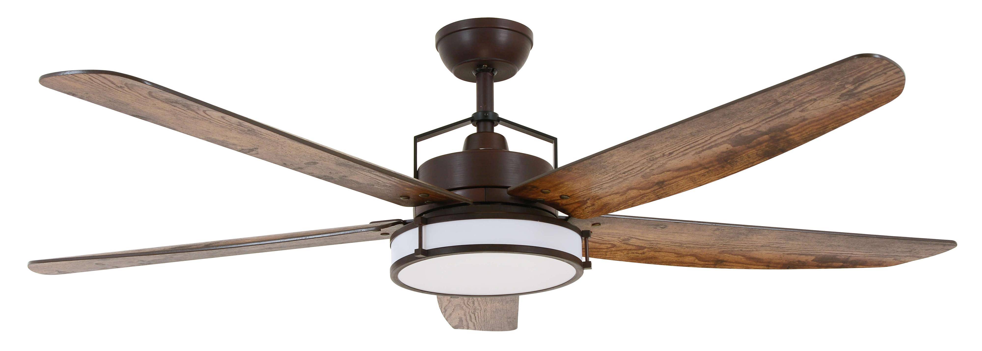 Energiespar Deckenventilator Louisville Bronze mit LED