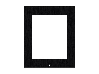 2N - Montagerahmen für IP-Sprechstelle - Schwarz