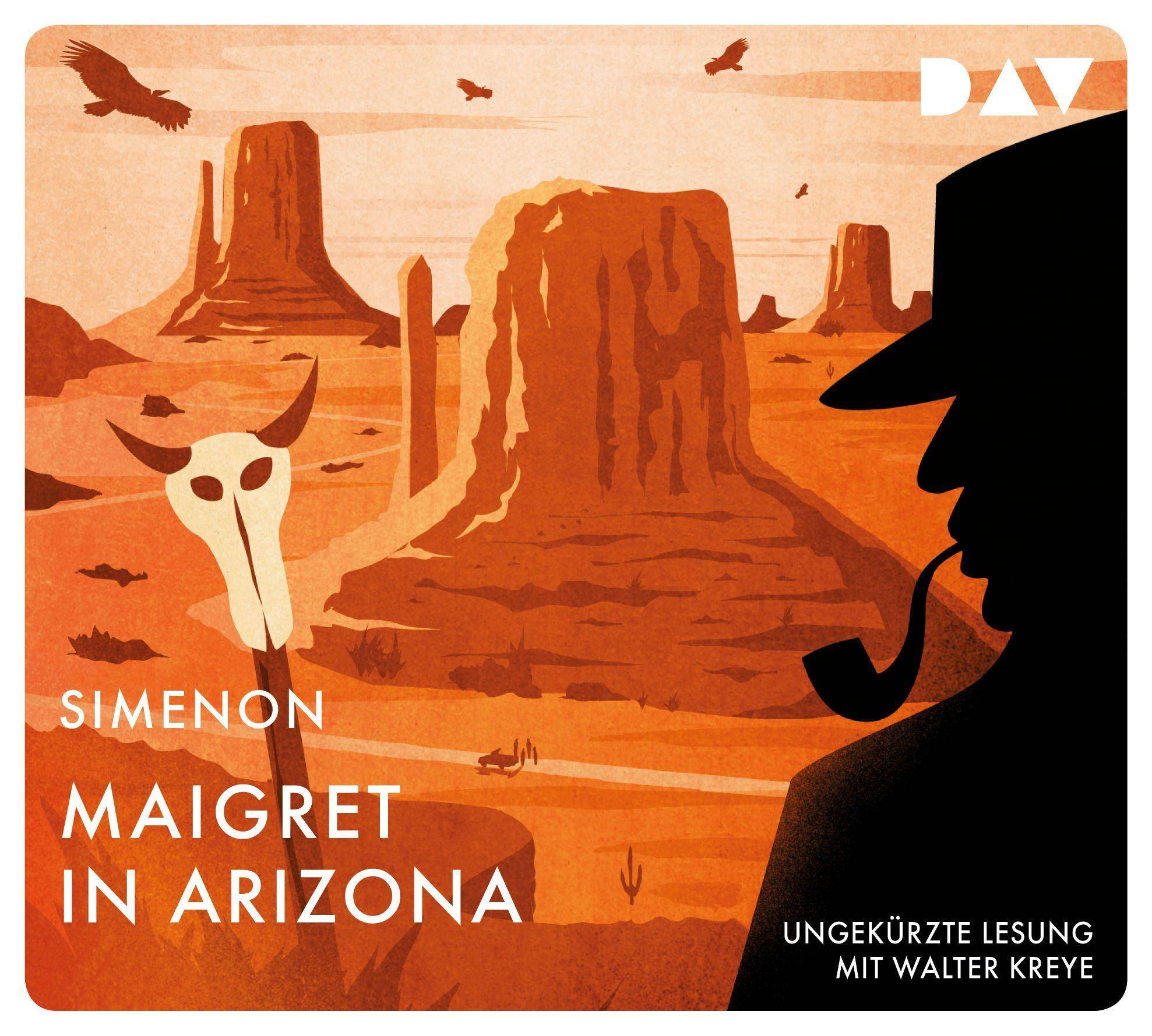 Maigret in Arizona, 4 Audio-CD Ungekürzte Lesung mit Walter Kreye (4 CDs), Lesung. CD Standard Audio Format
