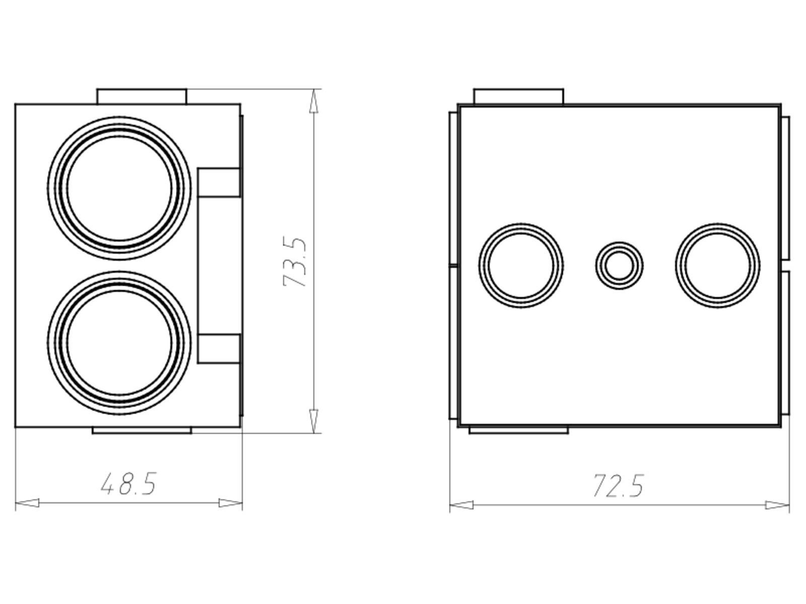 Kaiser Verbindungsdose 1262-60