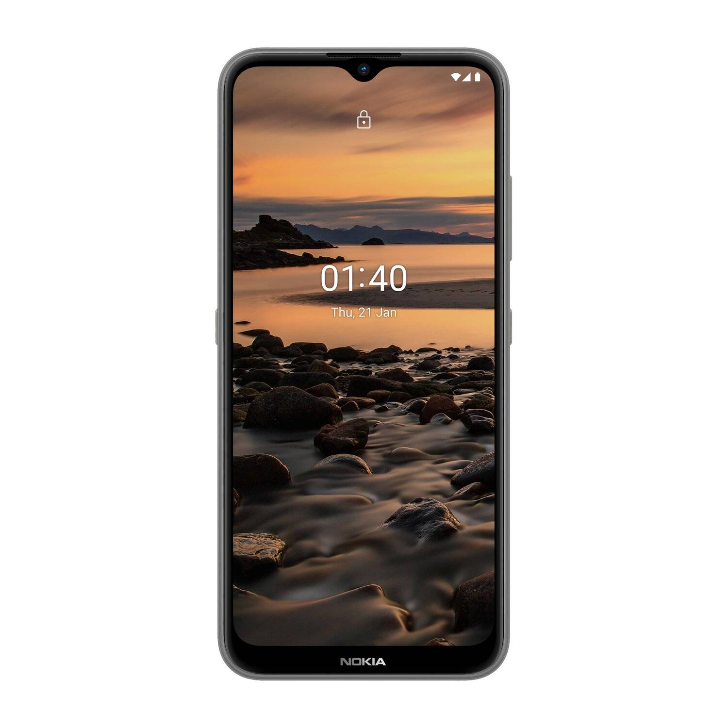 cofi1453® Silikon Hülle Basic kompatibel mit NOKIA 1.4 Case TPU Soft Handy Cover Schutz Transparent