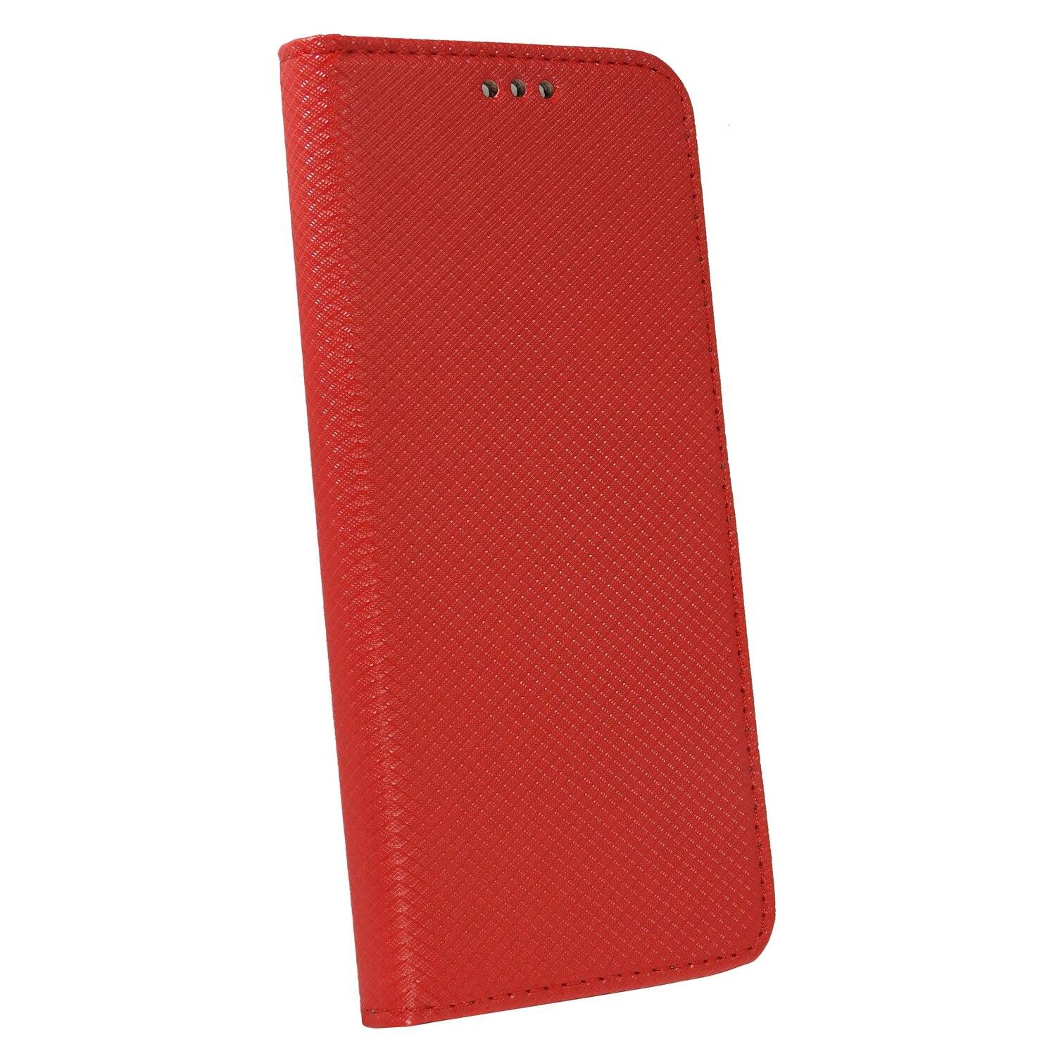 Buch Tasche "Smart" für XIAOMI POCO M3 Handy Hülle Etui Brieftasche Schutzhülle mit Standfunktion, Kartenfach Rot