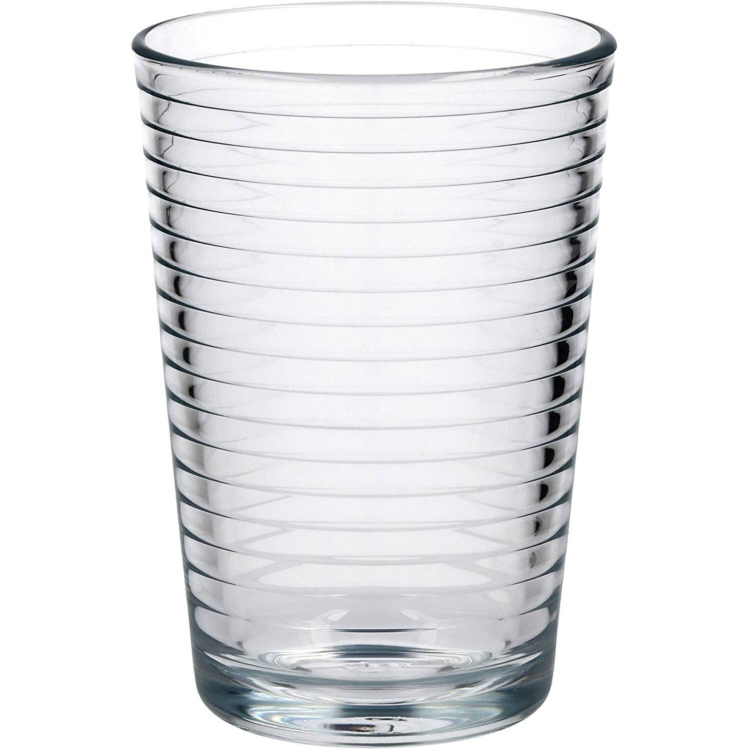 Pasabahce 52752 Doro Wasserglas 210 ml 6er-Set Trinkgläser Gläserset mit Grooved Effekt