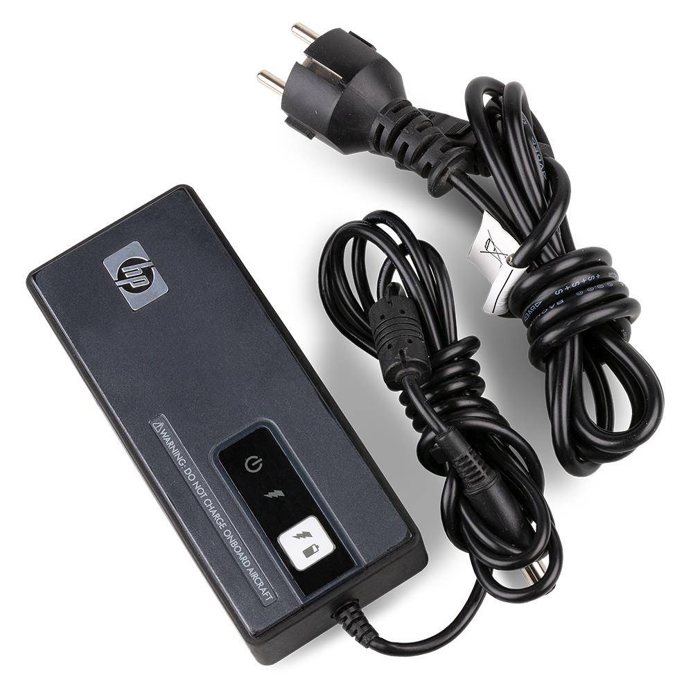 HP HSTNN-AA06 (Refurbished) 65W Notebook Reisenetzteil (P/N: 394202-001, 19.5V, 3.33A), OHNE KFZ-Adapter