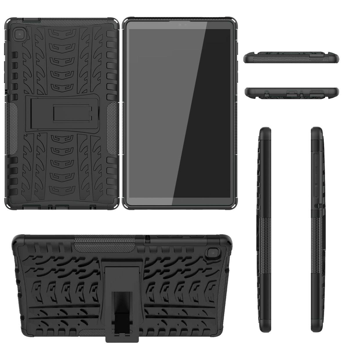 Für Samsung Galaxy Tab A7 Lite 2021 8.7 Hybrid Outdoor Schutzhülle Case Schwarz Tasche Cover Etuis