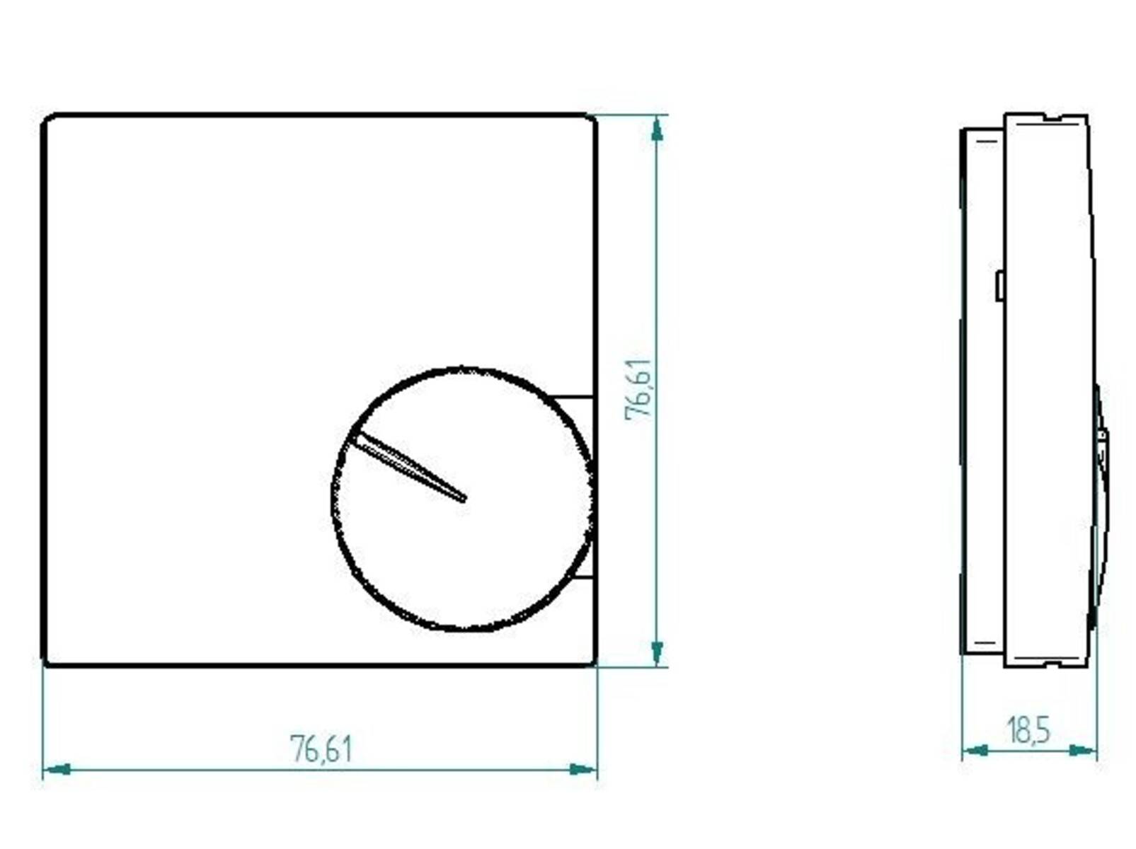 Eberle Controls Raumtemperaturregler RTR-S 6724-1