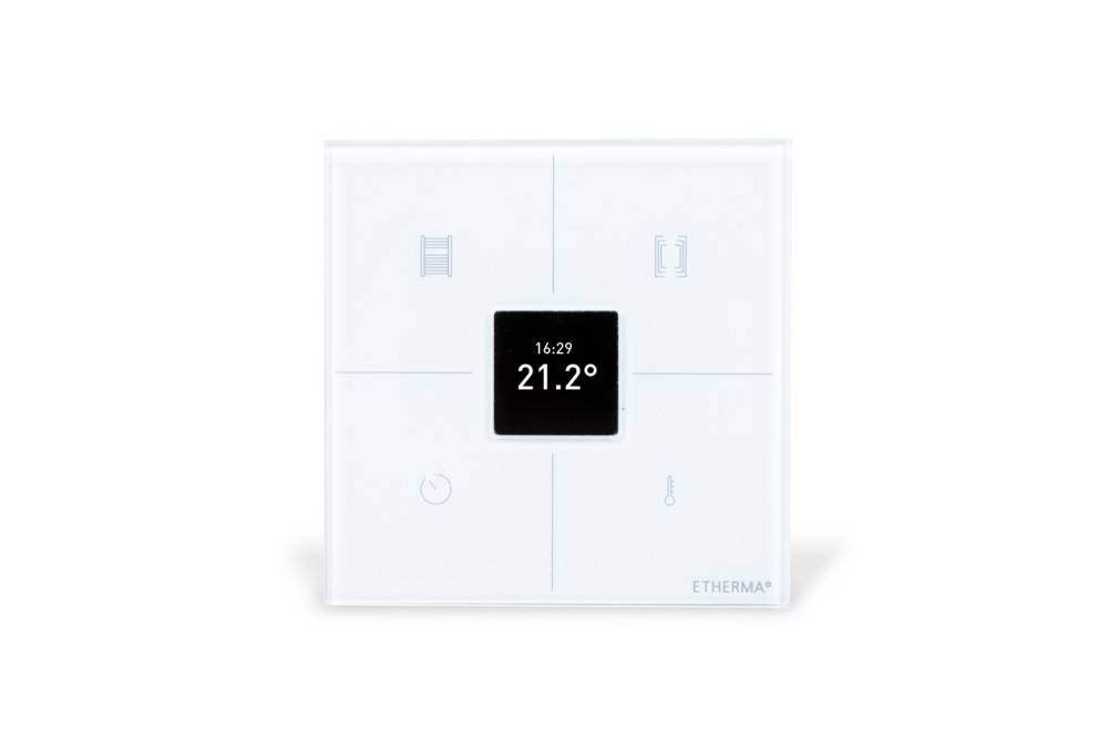 Etherma Design-Einbauthermostat eTOUCH-hybrid
