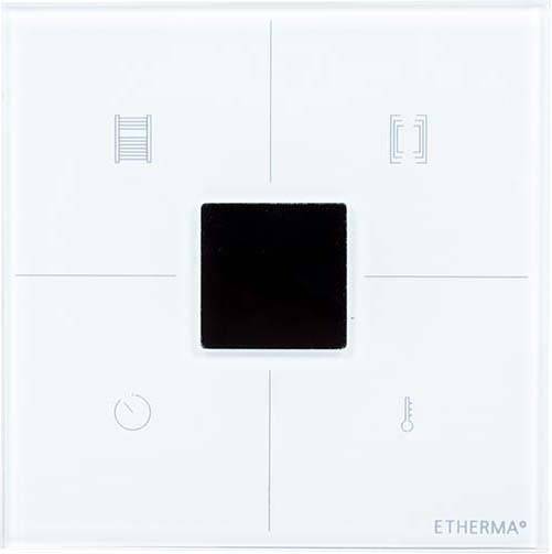 Etherma Design-Einbauthermostat eTOUCH-hybrid