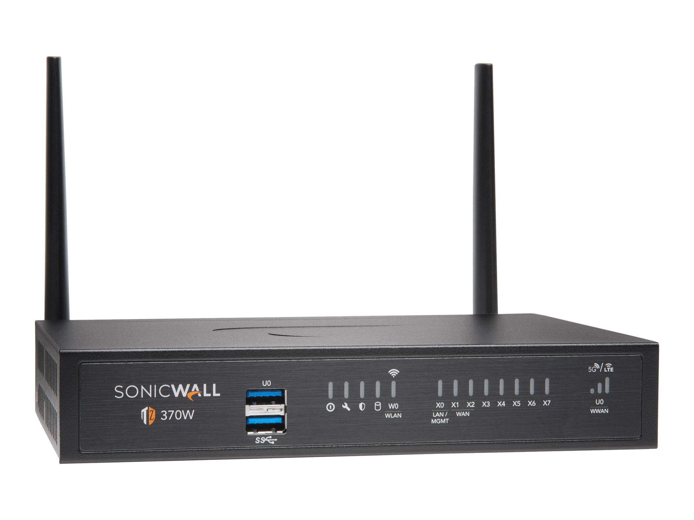 SonicWall TZ370W - Advanced Edition - Sicherheitsgerät - GigE, 802.11ac Wave 2 - Wi-Fi 5 - 2.4 GHz, 5 GHz - onicWALL Secure Upgrade Plus Programm (2