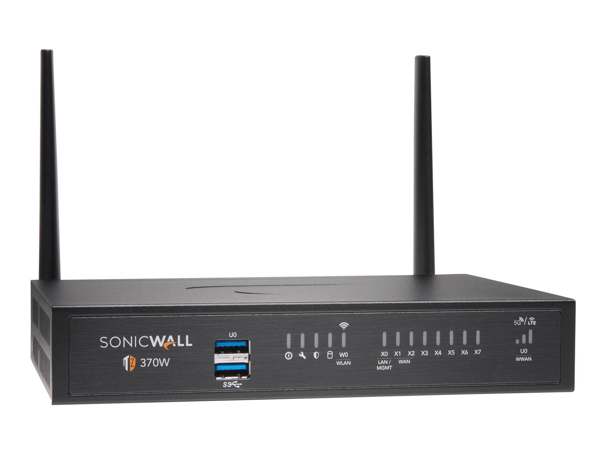 SonicWall TZ370W - Advanced Edition - Sicherheitsgerät - GigE, 802.11ac Wave 2 - Wi-Fi 5 - 2.4 GHz, 5 GHz - onicWALL Secure Upgrade Plus Programm (3