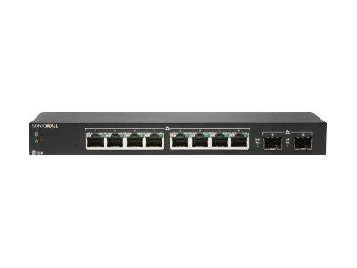 SonicWall Switch SWS12-8 - Switch - managed - 8 x 10/100/1000 + 2 x Gigabit SFP