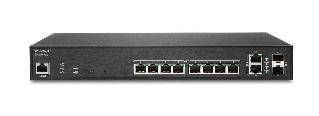 SonicWall Switch SWS12-10FPOE - Switch - managed - 10 x 10/100/1000 (PoE+)