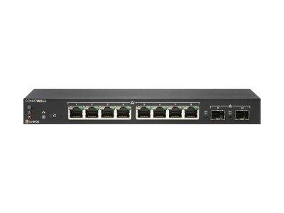 SonicWall Switch SWS12-8POE - Switch - managed - 8 x 10/100/1000 (PoE)