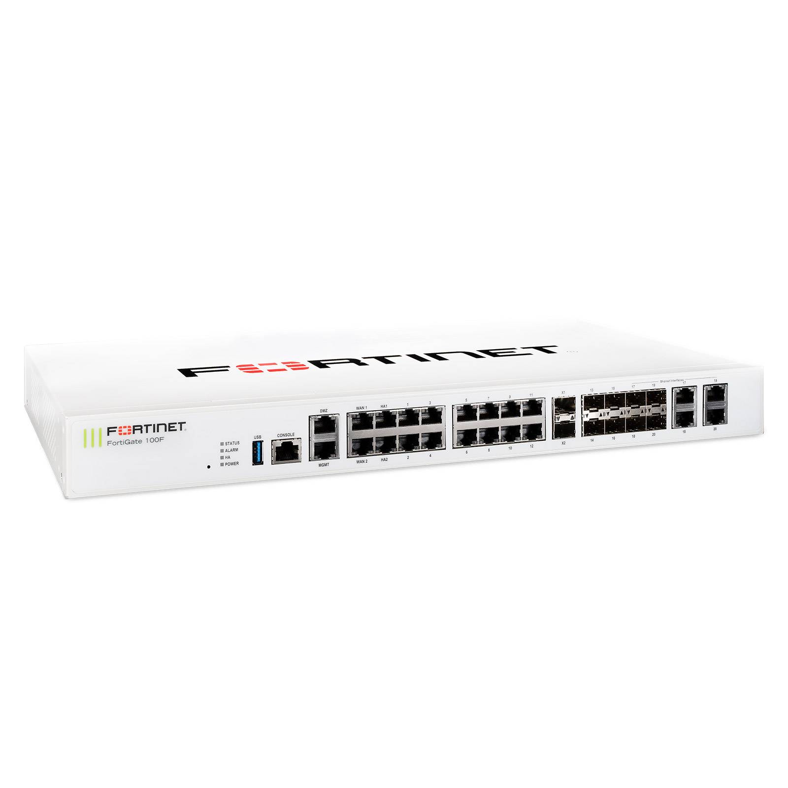 Fortinet FortiGate 100F Firewall mit Unified Threat Protection (UTP) Bundle, 1 Jahr