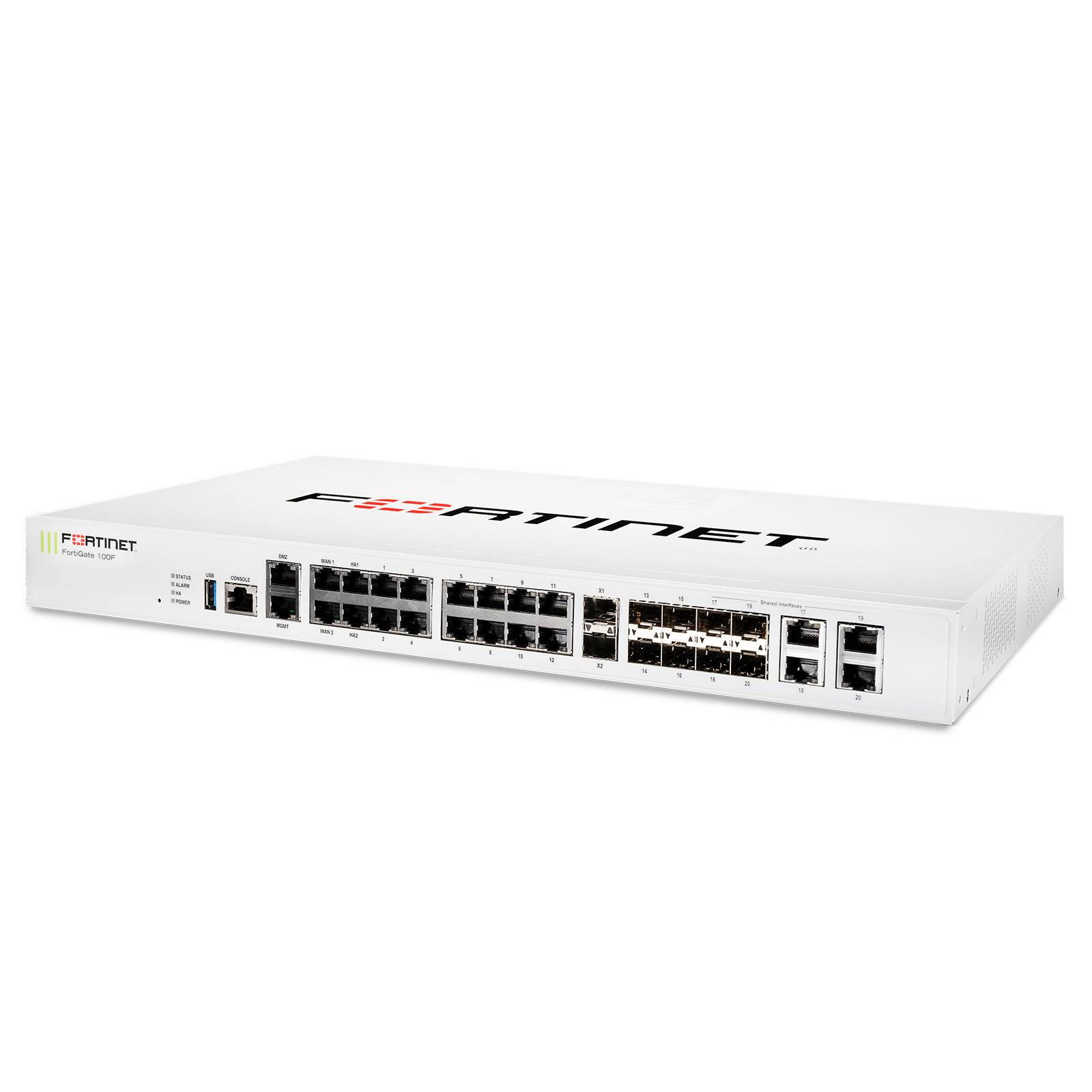 Fortinet FortiGate 100F Firewall mit Unified Threat Protection (UTP) Bundle, 3 Jahre
