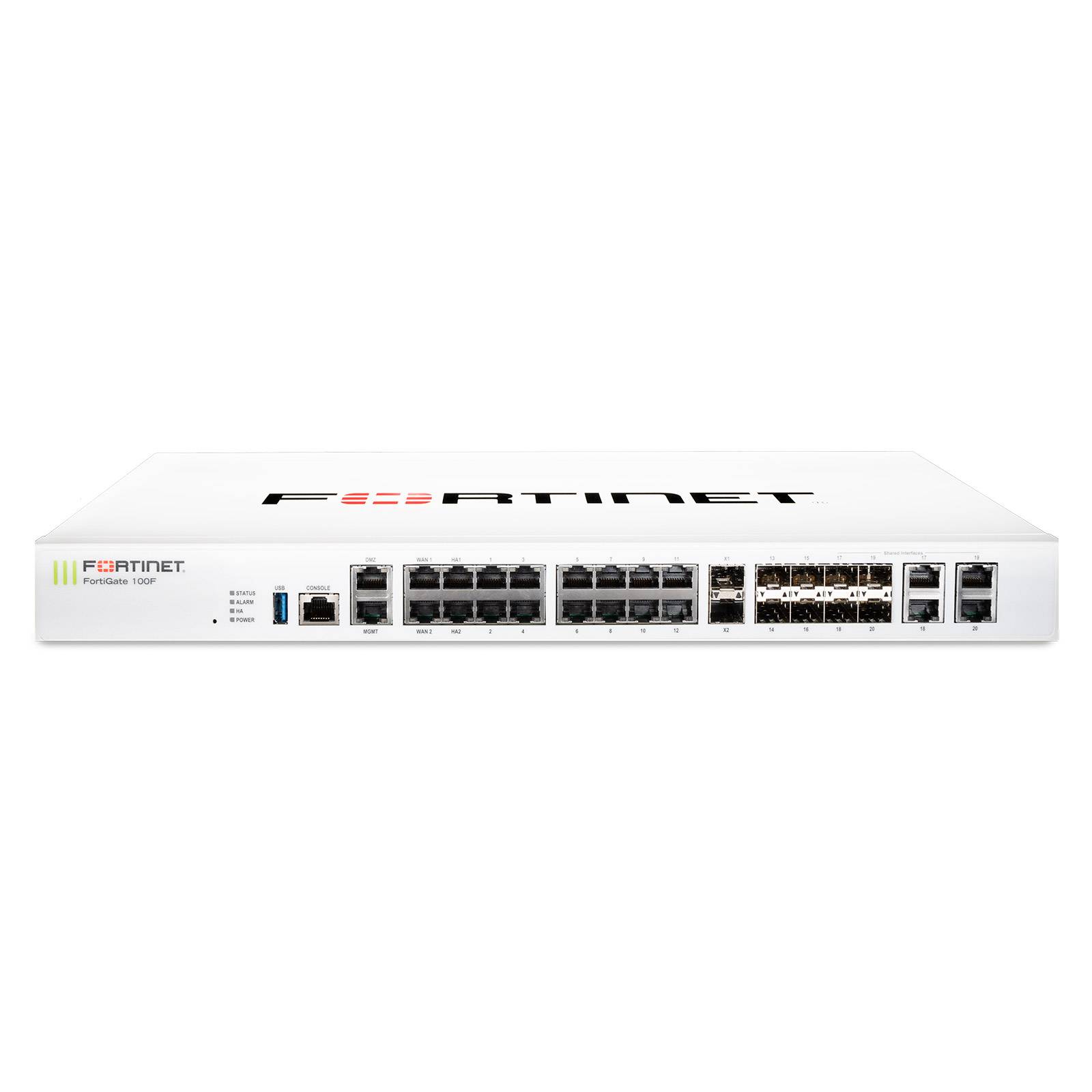 Fortinet FortiGate 100F Firewall mit Unified Threat Protection (UTP) Bundle, 3 Jahre