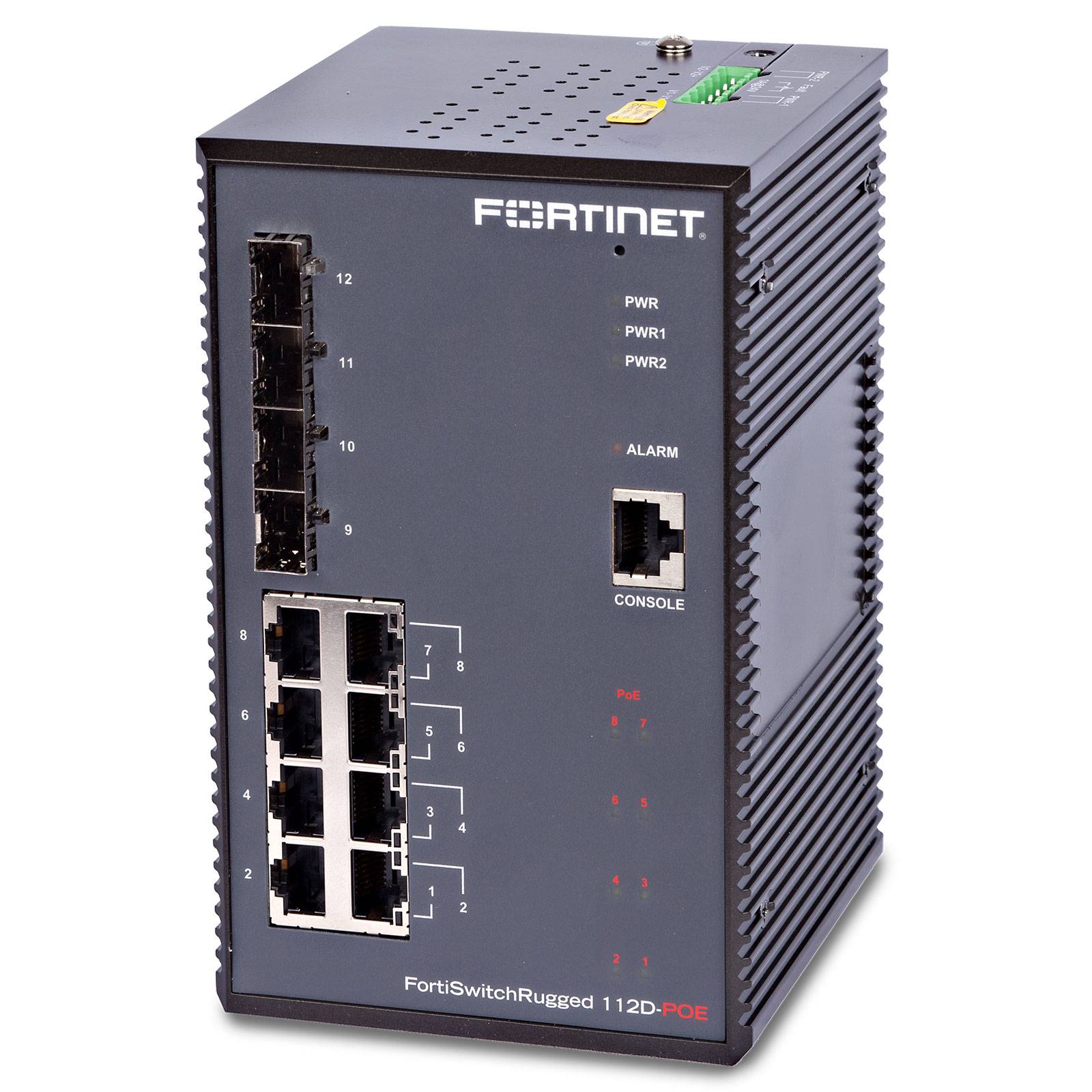 Fortinet FortiSwitch FSR-112D-POE Rugged Netzwerk-Switch