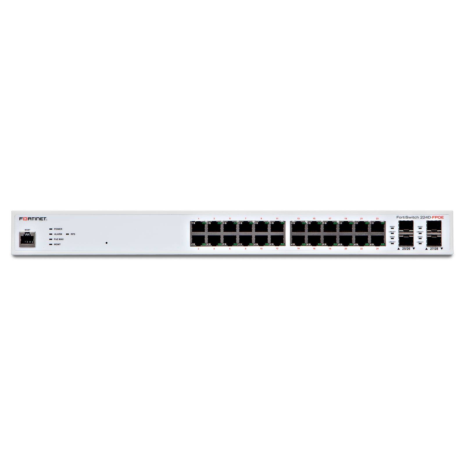 Fortinet FortiSwitch FS-224D-FPOE Netzwerk-Switch