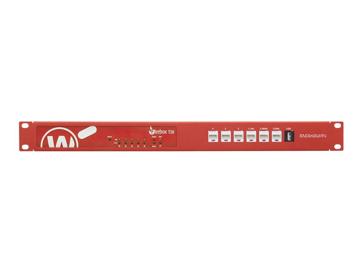 Rackmount.IT RM-WG-T6 - Montagesatz für Netzwerkgeräte - Rack montierbar - WatchGuard Red - 1U - 48.3 cm (19"")