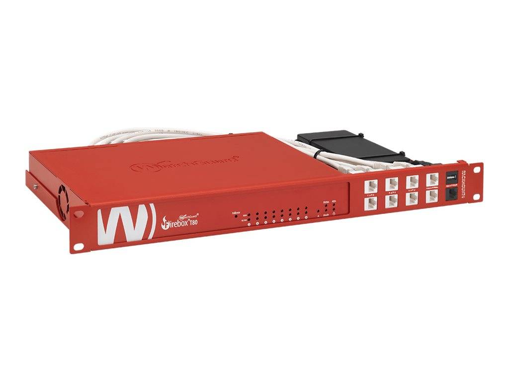 Rackmount.IT RM-WG-T7 - Montagesatz für Netzwerkgeräte - Rack montierbar - WatchGuard Red - 1U - 48.3 cm (19"")